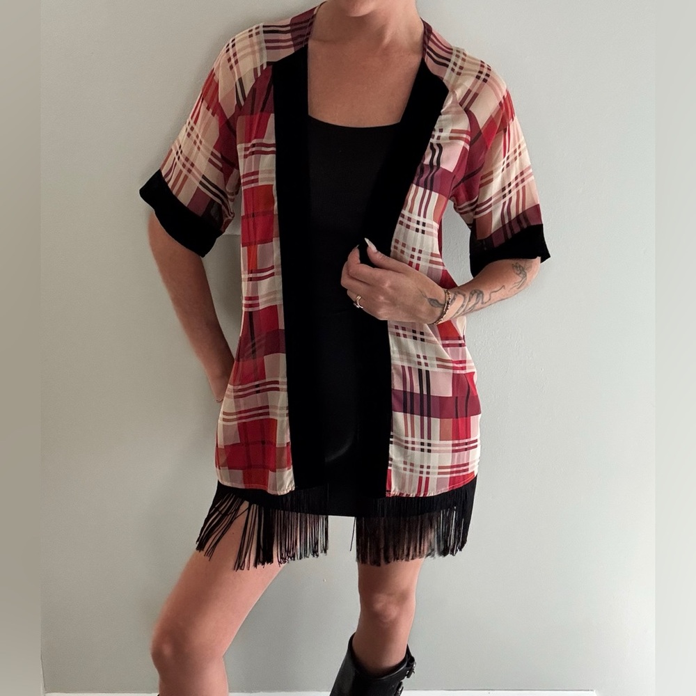 Women’s Fringe Kimono